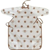 Resim Uzun Suntek Önlüğü Kollu Kahverengi Beyaz Bebek Ay 6 36 - - Ky Beyaz - Kahverengi Beyaz - Kahverengi 