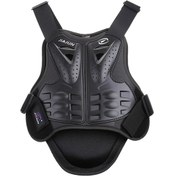 Resim Suntek Dirtbike Siyah L Için Motosiklet Koruma Yelek Omurga 