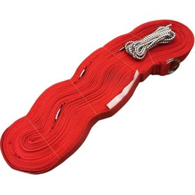 Resim ÖZBEK Plaj Voleybol Saha Çizgi Şerit Takım Kırmızı - Beach Voleybol Saha Şeridi 8.00mt X 16.00mt 