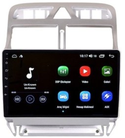Resim Peugeot 307 Full Hd 2gb Ram 32gb Rom Carplay Multimedya Navigasyon Oto Teyp 