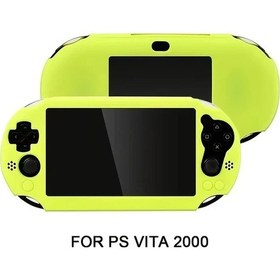 Resim Cloud011 Sarı Ps Vita 2000 Slim Silikon Koruyucu Kılıf Esnek Hafif Vr2 Uyumlu 