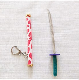 Resim Demon Slayer Katana Kılıç Anahtarlık Model 10 