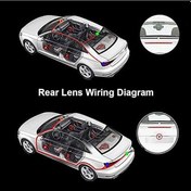 Resim Novahub 3 Kameralı Dash Cam - Çok Dilli Araba Dikiz Aynası - Geniş Açı Video Kaydedici - Wifi Bağlantılı Otomatik Güvenlik Sürüş Kaydedici 