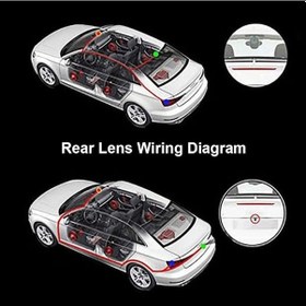 Resim Novahub 3 Kameralı Dash Cam - Çok Dilli Araba Dikiz Aynası - Geniş Açı Video Kaydedici - Wifi Bağlantılı Otomatik Güvenlik Sürüş Kaydedici 