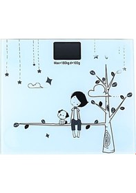 Resim Shineyee Yk-01 Kız Ve Köpek Desenli Evcil Dijital Vücut Ağırlığı Terazi - Işıklı Ekranlı Sağlık Ağırlığı 21x25cm, Pil Yok 
