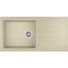 Resim Teka Stone 60 L-Tg Tek Hazneli Tek Damlalıklı Tegranite Eviye - Topasbeige - 115330011 