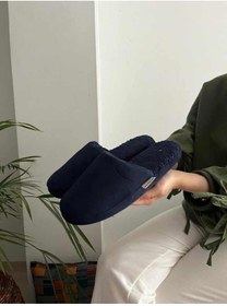 Resim Behtah Kundura Erkek Termal Yünlü Kışlık Ev Terliği Banyo Terlik 