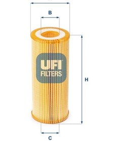 Resim Ufı 2508000 - Yağ Filtresi Touareg 3.0 V6 10 A4 3.0-3.2 Fsı 08 A 