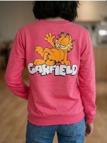 Resim Ela Kız Çocuk Karakter Kız Çocuk Mevsimlik Sweatshirt Fuşya 