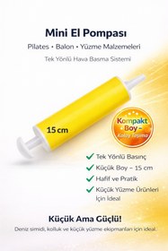 Resim Liggo Pilates Topu Şişirme Pompası Balon Pompası Yüzme Malzemeleri Şişirme Pompası 