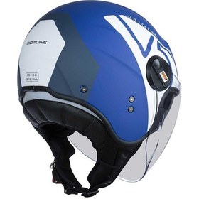 Resim Origine Alpha V5 Açık Motosiklet Kaskı Mavi - Beyaz 