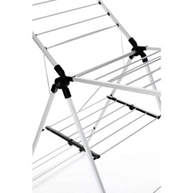 Resim Peksan 110 X 70 Cm Paslanmaz Alüminyum Çamaşır Kurutma Askısı Alüminyum Siyah 