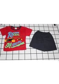 Resim Beyzababykids Kaykay Baskılı Erkek Bebek Şortlu Ikili Takım 