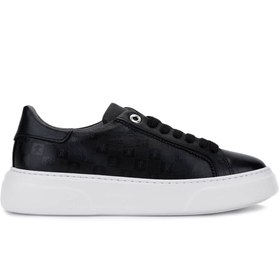 Resim Tamer Tanca Kadın Hakiki Deri Siyah Sneakers & Spor Ayakkabı 