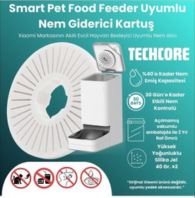 Resim Techcore Xiaomi Smart Pet Food Feeder Uyumlu Nem Giderici Kartuş Nem Alıcı Kurutucu Desiccant 1 Adet 