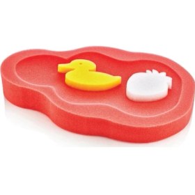 Resim Babyjem Küvet Süngeribanyo Süngeri Hd.Kırmızı 