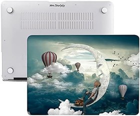 Resim McStorey MacBook Pro 15 inç Touch Bar Uyumlu Sert Kapak Kılıf | Çiçek & Mermer Desenli İnce Koruyucu, Darbe ve Çizik Önleyici | A1707 A1990 R-89 