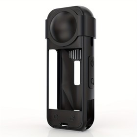 Resim Action Kamera Aksesuarları Silikon Koruyucu Kılıf Vücut Kapakları ile Hassas Kesimler için Insta360 X5 X4 X3 Kamera 
