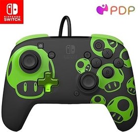 Resim PDP Rematch Wired Controller for Nintendo Switch - 1UP Glow in the Dark 