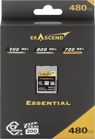 Resim Exascend 480GB Essential CFexpress Tip A Hafıza Kartı 