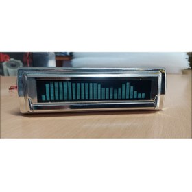 Resim Autoline 25 Bit Ekolayzır Sese Duyarlı Spectrum 12v ( Montaj Kutulu ) Krom Renk 