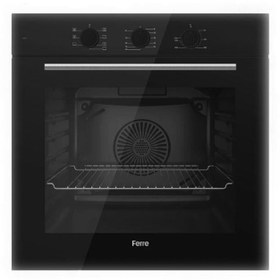 Resim Ferre Siyah Cam QBL62CS Ankastre Fırın (Ferre.QBL62CS) 