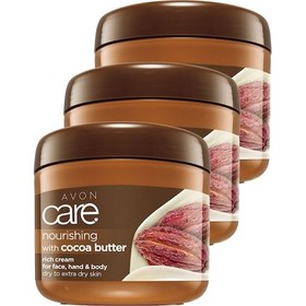 Resim Avon Care Kakao Yağı Yüz El ve Vücut Kremi 3 x 400 G 