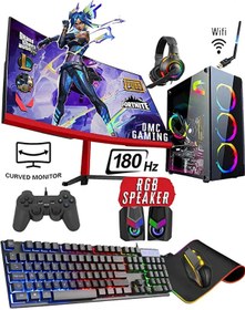 Resim DMC N310 (pubg,gta 5) Ryzen 7 5700 32gb 1tb M.2 8gb Rx6600,24''180hz Curved Masaüstü Oyuncu Bilgisayar 