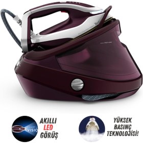 Resim TEFAL Vision Teknolojili 8.3 Bar Profesyonel Kazanlı Ütü Otomatik Isı Ayarlı Sessiz Pompa Kilitli Taşıma 