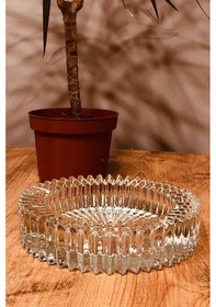 Resim Büyük Boy Cam Kül Tablası- Cam Küllük 14 CM 