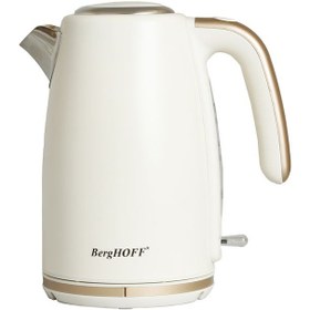 Resim Berghoff GEM PEARL 1.7 Litre Vanilya Krem Rengi Gold Modern Su Isıtıcı 