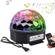 Resim ACIKO Hoparlörlü Sahne Disko Topu Usb Led Işıklı Aydınlatma 
