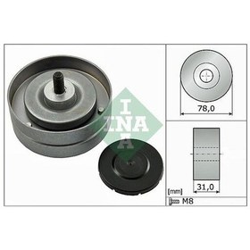 Resim Ina 532046310 Alternatör Gergi Rulmanı A8 Phaeton 3.7 4.2 029 077109244f 