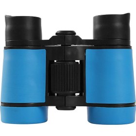 Resim Geeksen Abs Ve Kauçuk Malzeme, 4x Büyütmeli, 30mm Objektifli, Taşınabilir Dürbün Seti Mavi 