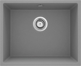 Resim Deante - Corda Metalik Granit Mutfak Evyesi Metalik Gri 