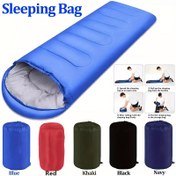 Resim 0.7/0.95kg Hafif ve Kompakt Kamp Uyku Tulumu - Sentetik Lif Termal Yalıtım, Nefes Alabilir & Taşınabilir Tasarım, İlkbahar/Yaz Dış Mekan Maceraları, Doğa Yürüyüşü, Sırt Çantası ile Gezinti İçin - 4 Renk (Mavi/Kırmızı/Yeşil/Siyah) 