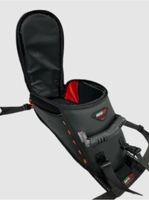 Resim Forte Gt Xbyc 70655 Motosiklet Kavisli PVC Africa twin Depo Üstü Çanta Siyah 