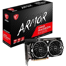 Resim MSI AMD Radeon RX6600 Armor 8G 8 GB GDDR6 128 Bit Ekran Kartı 