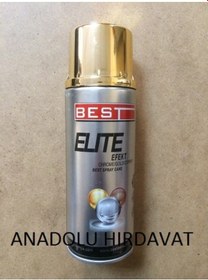 Resim Best 400 ML Sprey Boya Altın Gold Efekt Altın Krom Parlak Renk 