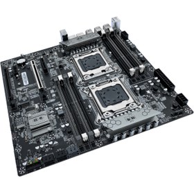 Resim Jginyue X79 D8 Ddr3 1866 Mhz(512Gb) Çift M.2 Sata 3.0 Usb 3.0 Çift İşlemci Destekli 2011 Soket E-Atx Anakart 