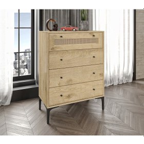 Resim Trio Wood 4 Çekmeceli Şifonyer %100mdf 