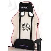 Resim Rio Plus Balerion Terletmez Kadife Kumaş Beyaz Gaming Oyuncu Koltuğu -1 Beyaz 