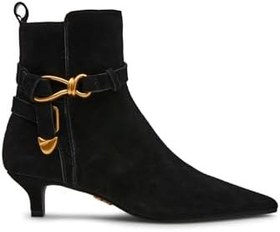 Resim Steve Madden Roller Black Suede Topuklu Bot, 5003318785 