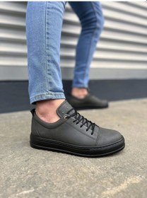 Resim Tb152 Cool Bağcıklı Cilt Erkek Günlük Spor Klasik Ayakkabı Cst - Füme Füme 