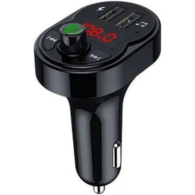Resim Concord C615 Çift Usb 3.1a Şarj Bluetooth Fm Transmitter 