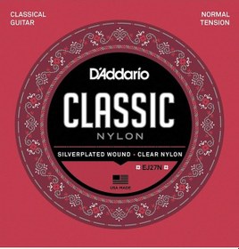 Resim D'addario Ej27N Klasik Gitar Teli Normal Tansion 