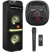 Resim Mikado Aktif Seyyar Anfi El Mikrofonlu 30w Bt/usb/sd/aux/fm/mıc Ledli Md-bt107 