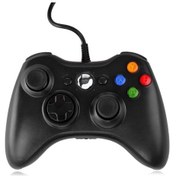 Resim Xbox 360 Uyumlu Titreşimli Kablolu Analog Oyun Kolu 