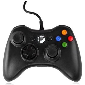 Resim Xbox 360 Uyumlu Titreşimli Kablolu Analog Oyun Kolu 