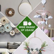 Resim 30 Adet Kendinden Yapışkanlı Duvar Kancası - Plastik, Duvara Monte Resim Askıları - Dayanıklı, Kolay Kullanımlı Çerçeveler, Fotoğraflar, Posterler İçin Montaj - Eklektik Stil, Çok Amaçlı ve Çeşitli Yüzeylerle Uyumlu 